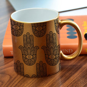 Fortune Hand Printed Coffee Mug