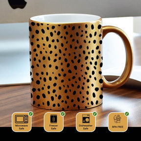 Dots Printed Ceramic Coffee Mug