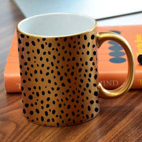 Dots Printed Ceramic Coffee Mug