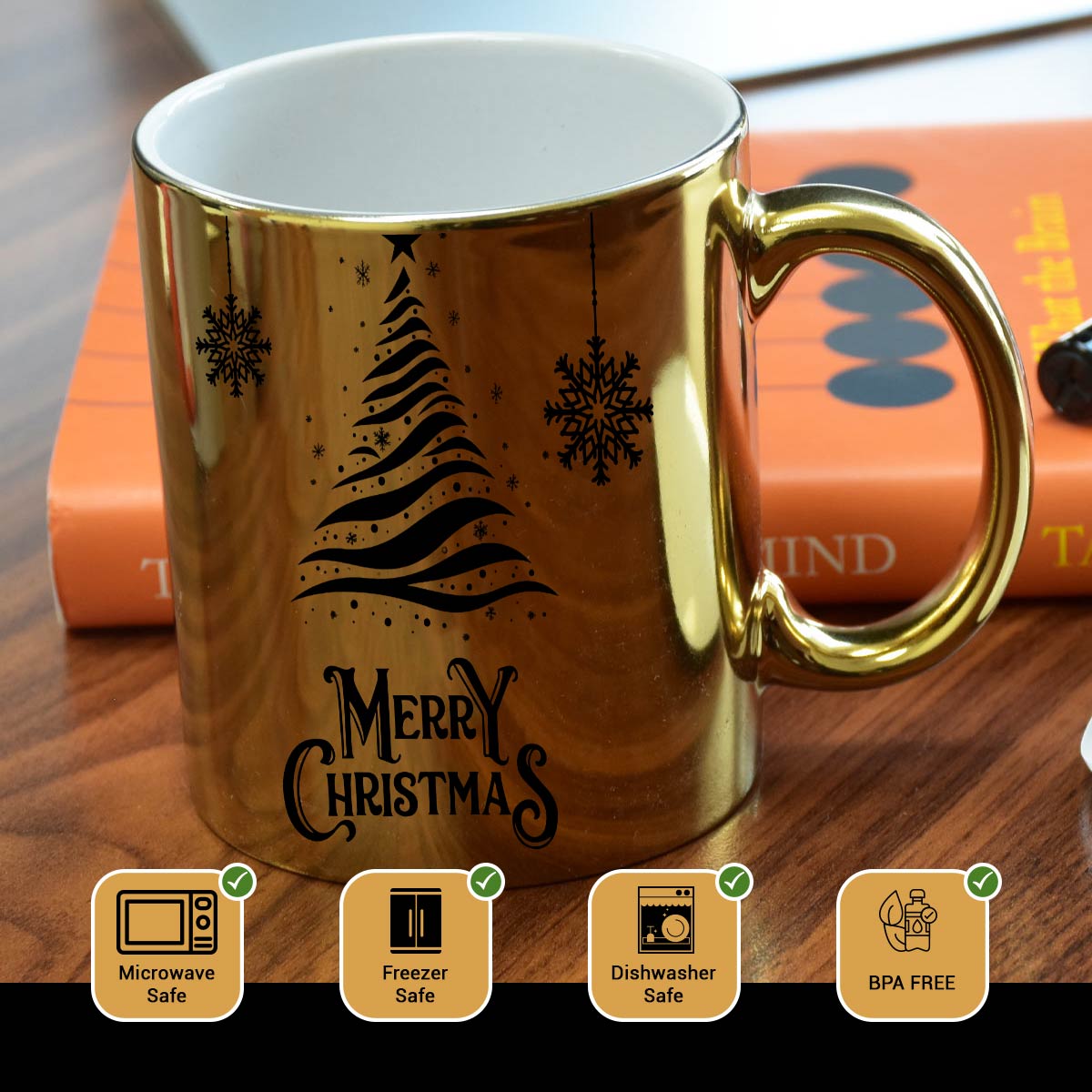 Merry Christmas Ceramic Coffee Mug