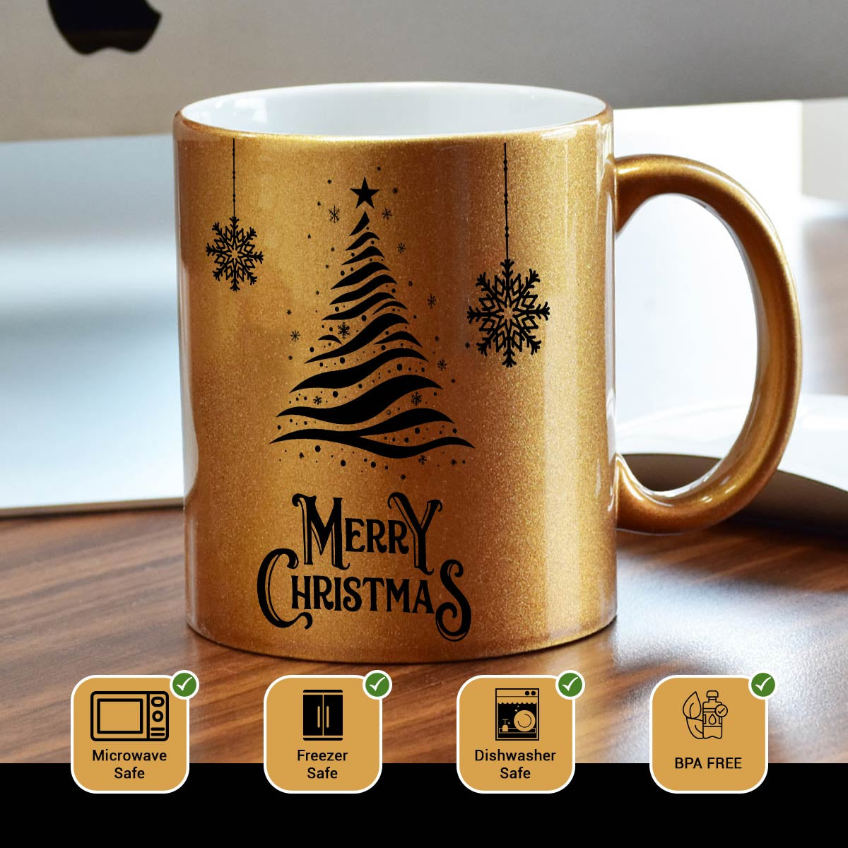 Merry Christmas Ceramic Coffee Mug