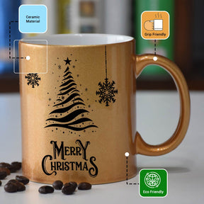 Merry Christmas Ceramic Coffee Mug