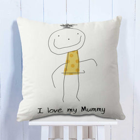 Personalized Kids Drawing Cushion