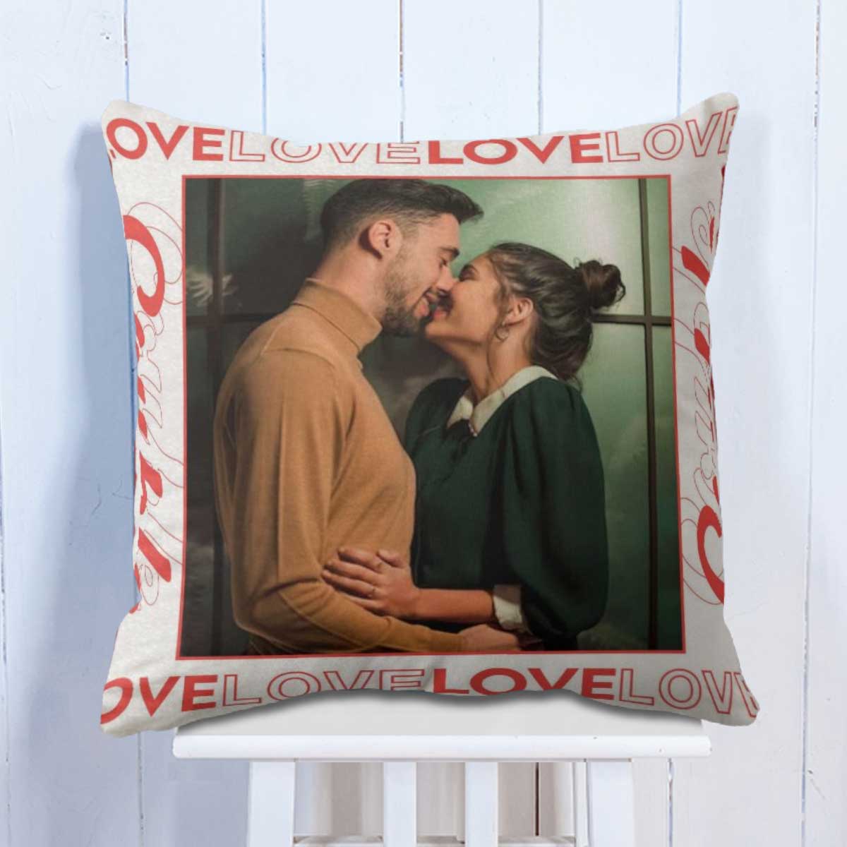 Valentines Day Personalised Cushion For Couple