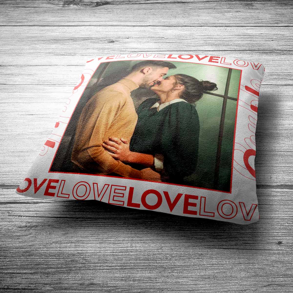 Valentines Day Personalised Cushion For Couple