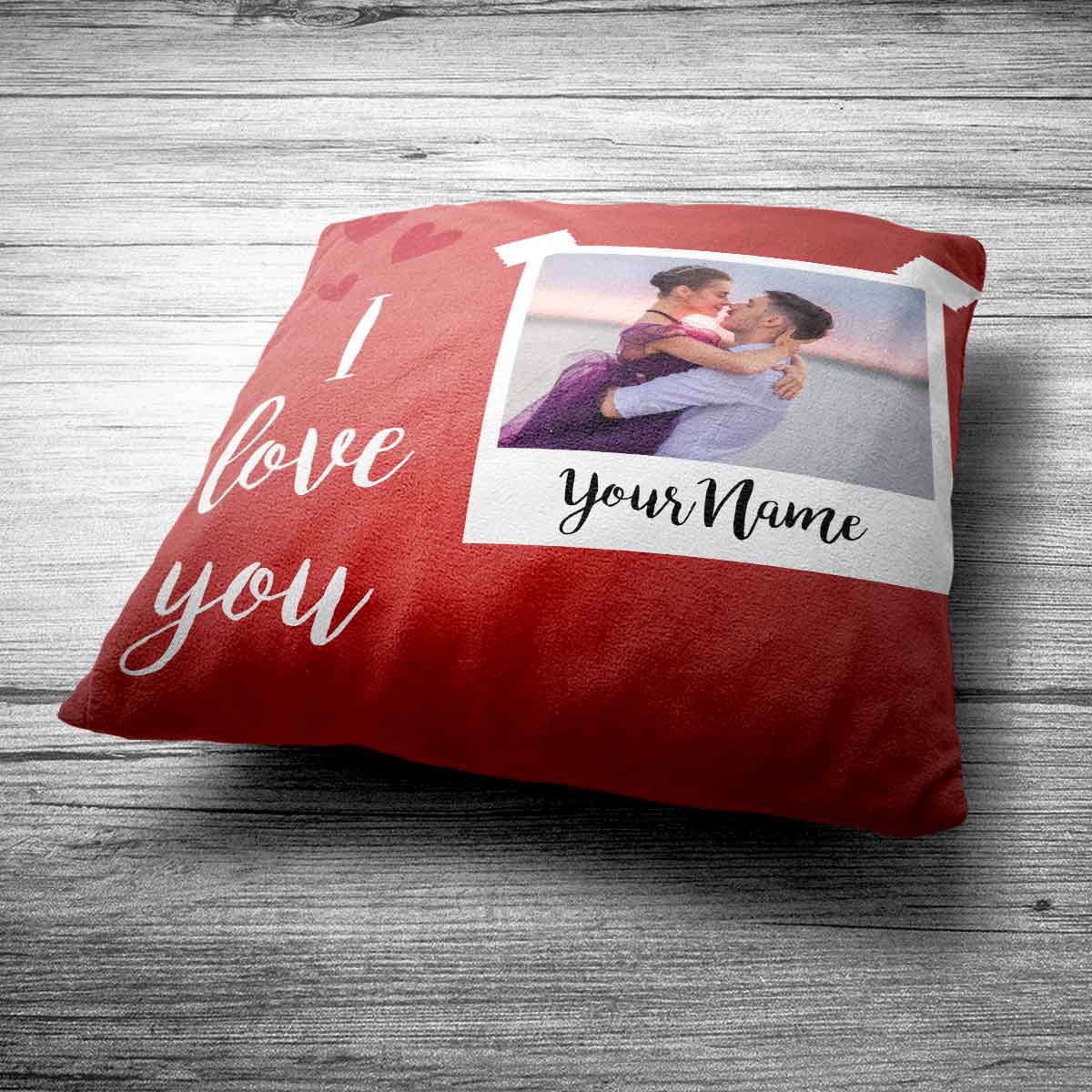 Personalised Love You Cushion Valentine's Day