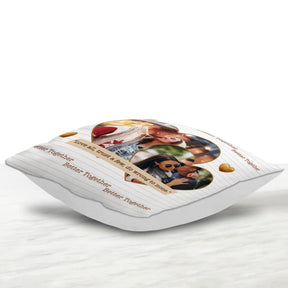 Personalised Better Together Photo Cushion for Couple