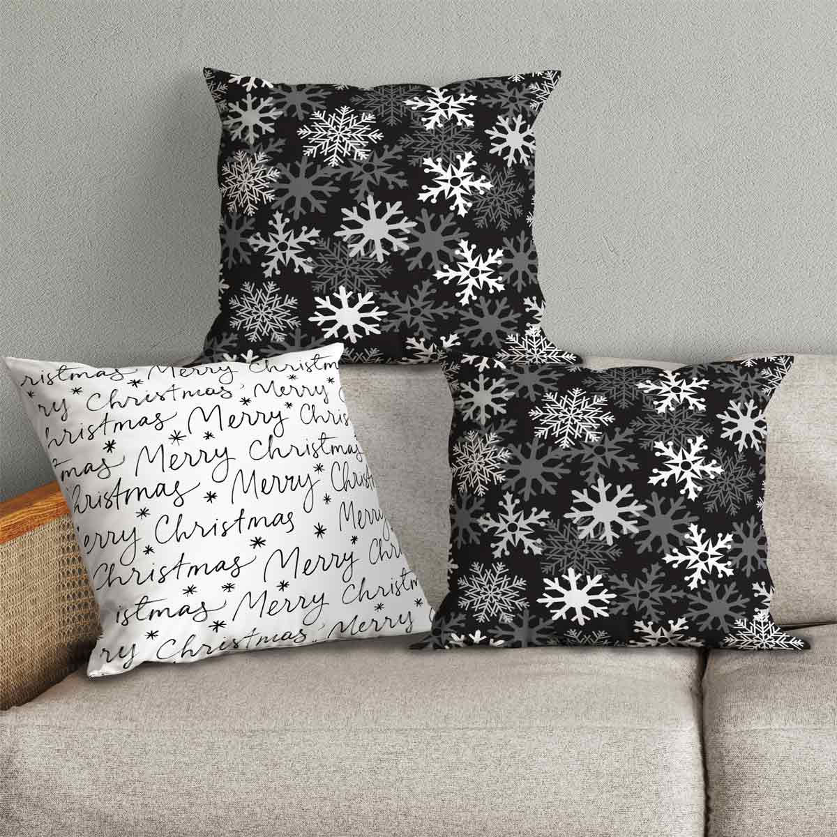 Merry Christmas Cushion Set of 3