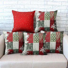 Decorative Christmas Cushion Set of 5