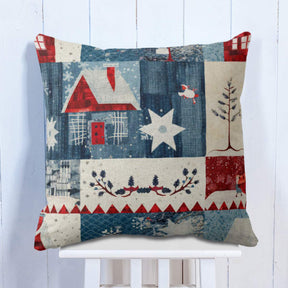 Decorative Winter Cushion Set of 5 for Christmas