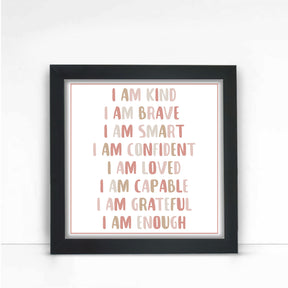 Motivational Wall Decor for Kids Frame Set of 3