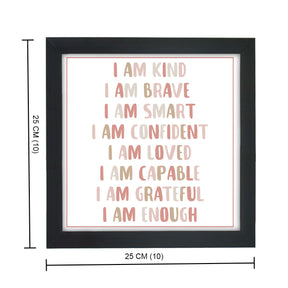 Motivational Wall Decor for Kids Frame Set of 3