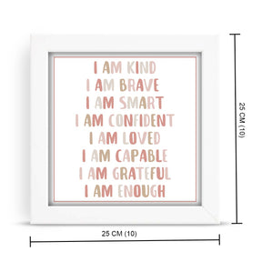 Motivational Wall Decor for Kids Frame Set of 3