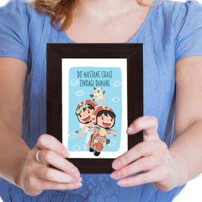 Do Mastane Chale Zindagi Banane Poster Frame for Family