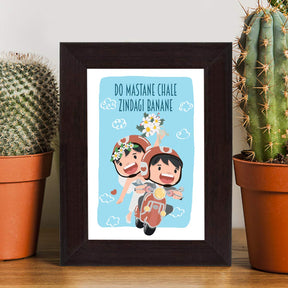 Do Mastane Chale Zindagi Banane Poster Frame for Family