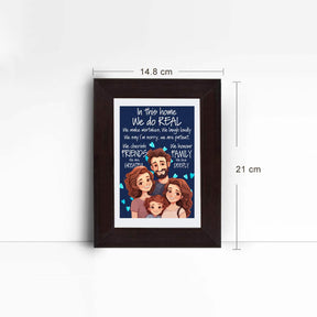 In this home We do Real Wooden Poster Frame for Family