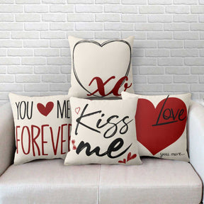 You & Me Forever Set of 4 Love Cushion for Valentine's Day