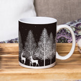 Deer Printed Coffee Mug for Merry Christmas