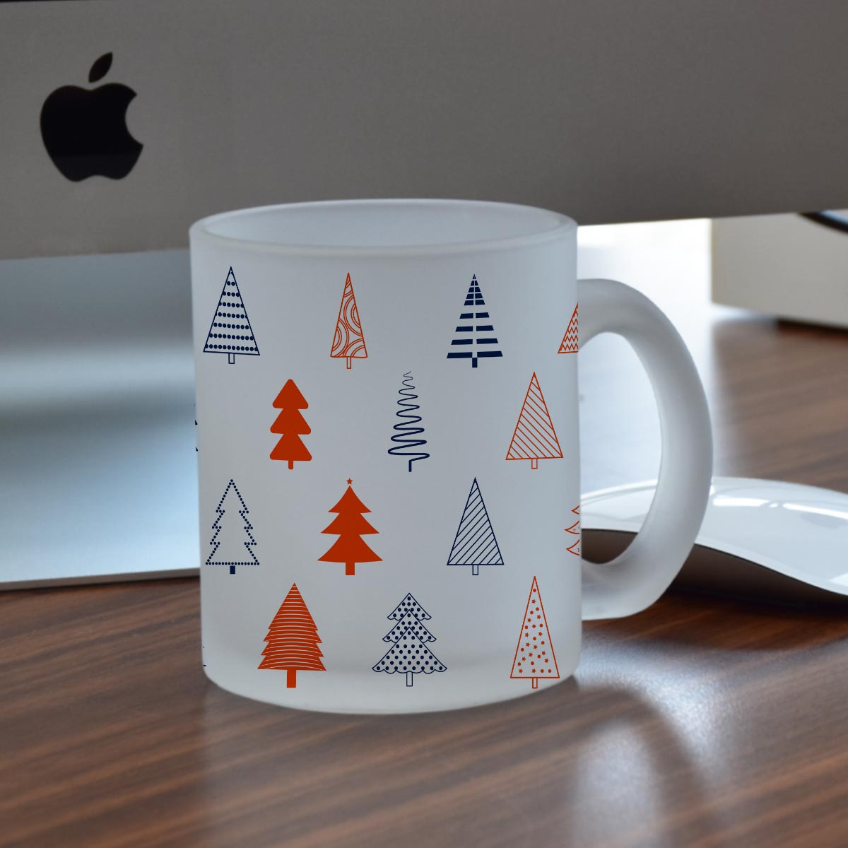 Frosted Coffee mug for Merry Christmas