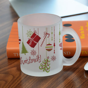 Merry Christmas Frosted Coffee Mug