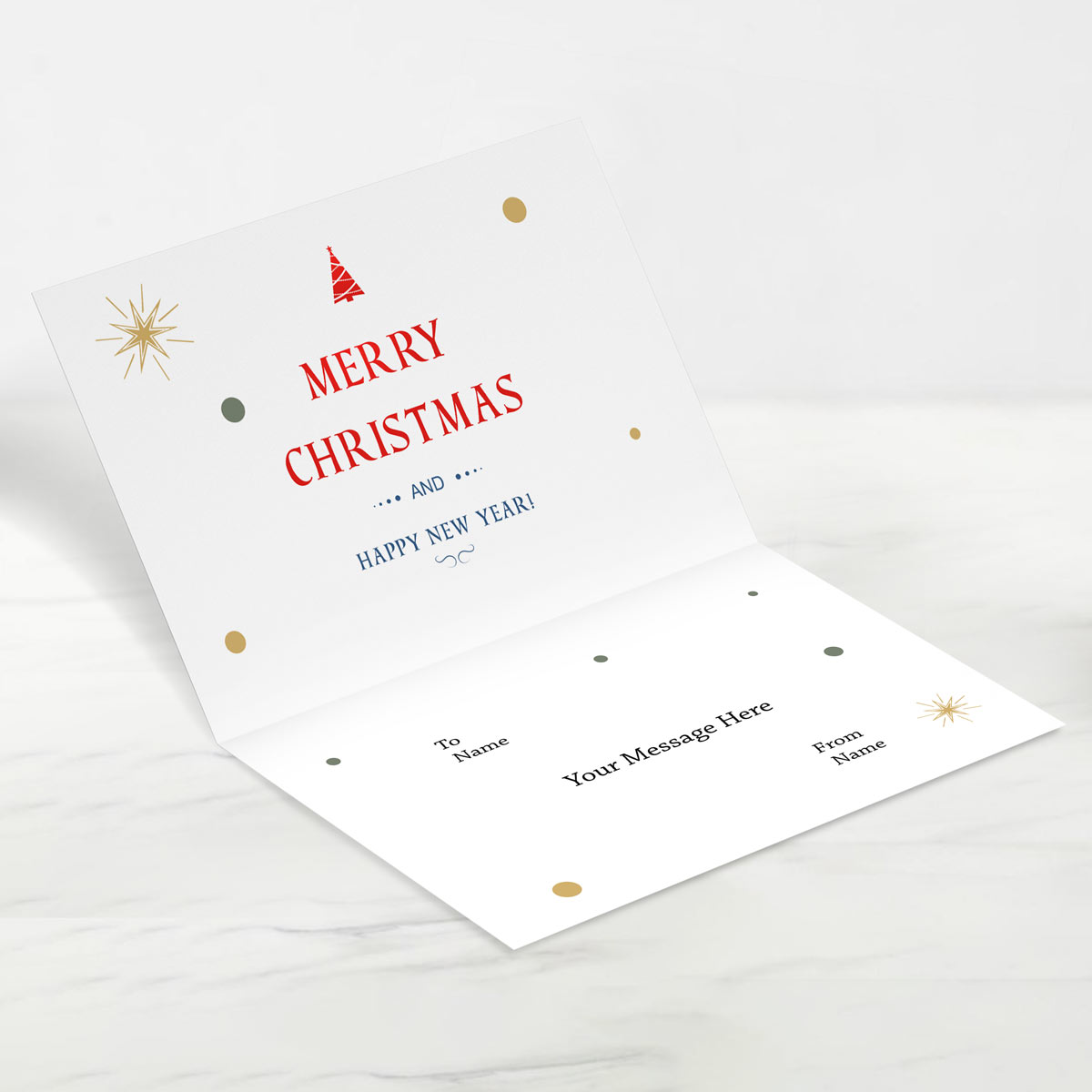 Personalized Season's Greeting Card Gift for Christmas