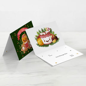 Personalized Merry Christmas Greeting Card Gift for Christmas