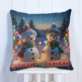 Customized Name Printed Cushion for Merry Christmas