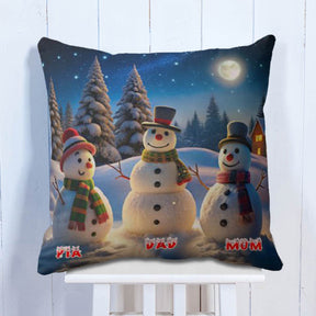 Customized Family Cushion for Merry Christmas Gift