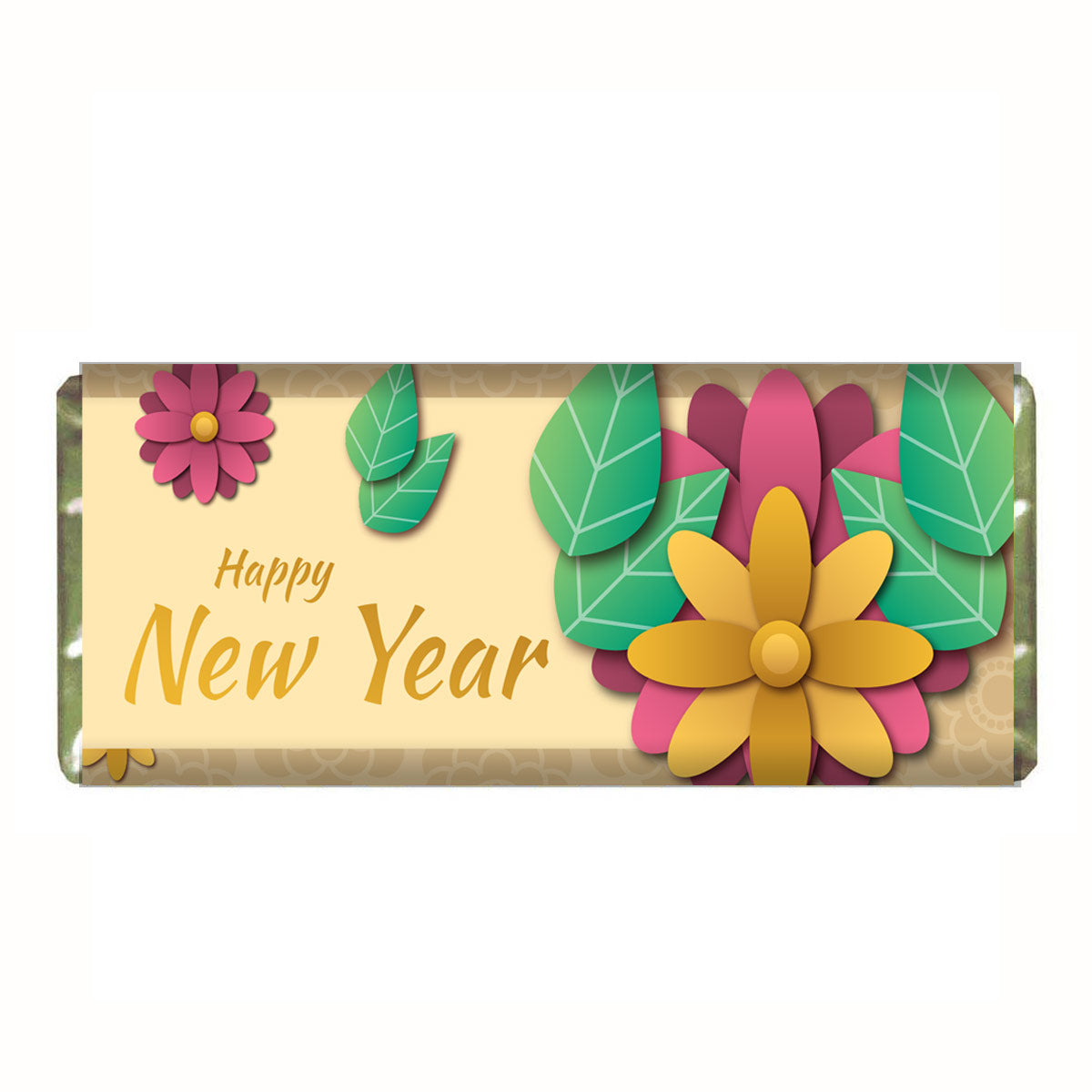 Happy New Year Chocobar For Friends, Bf, Gf, Bff