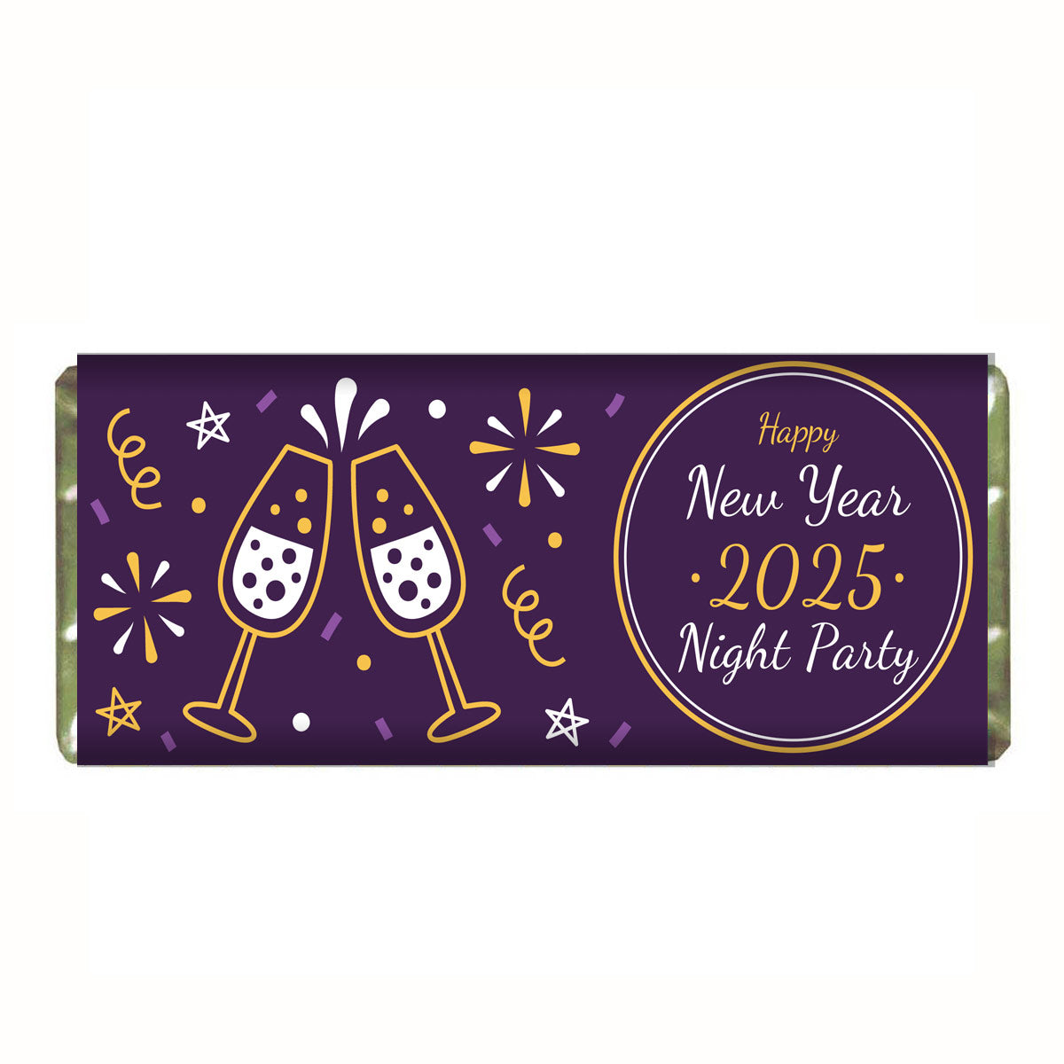 Happy New Year 2025 Chocobar For Friends, Bf, Gf, Bff