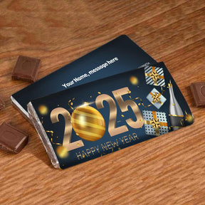 Welcome New Year Wishes Chocobar For Friends, Bf, Gf, Bff