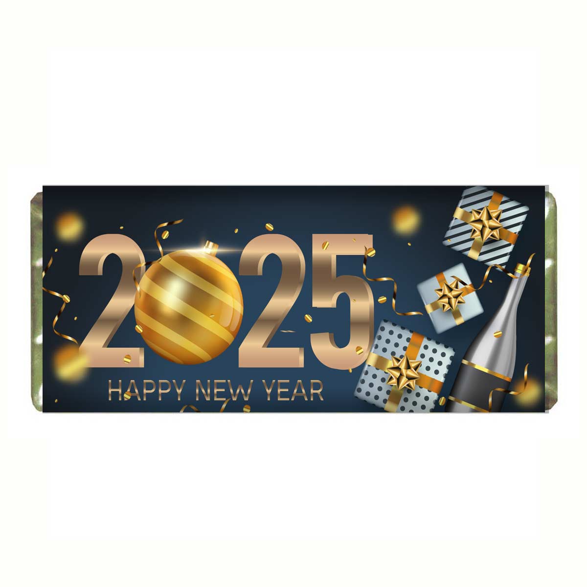 Welcome New Year Wishes Chocobar For Friends, Bf, Gf, Bff