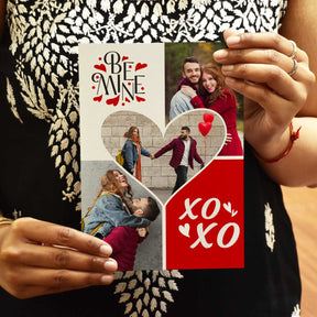 Customized Be Mine Greeting Card for Couple