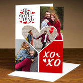 Customized Be Mine Greeting Card for Couple