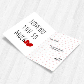 Customized Be Mine Greeting Card for Couple