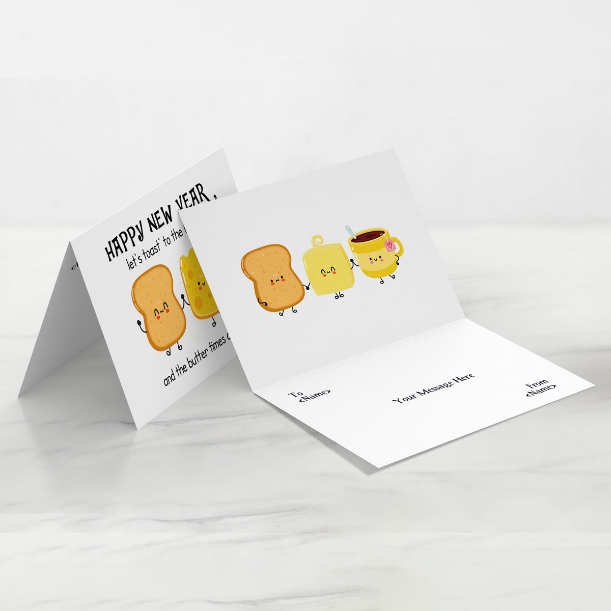 Funny Happy New Year Greeting Card For New Year