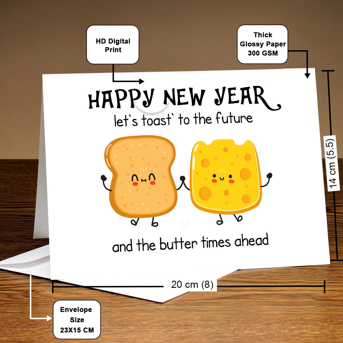 Funny Happy New Year Greeting Card For New Year