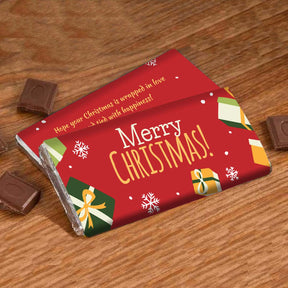 Merry Christmas Wishes Chocolate for Xmas