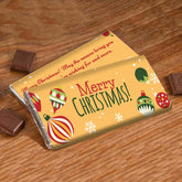 Merry Christmas Wishes Chocolate Bar