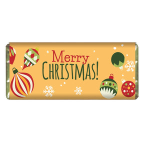 Merry Christmas Wishes Chocolate Bar