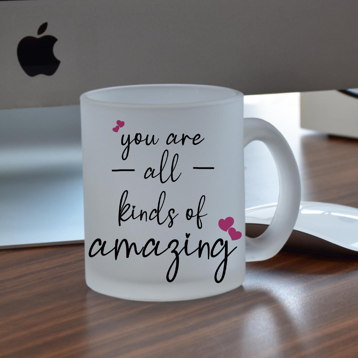 You Are Amazing Frosted Coffee Mug Gift