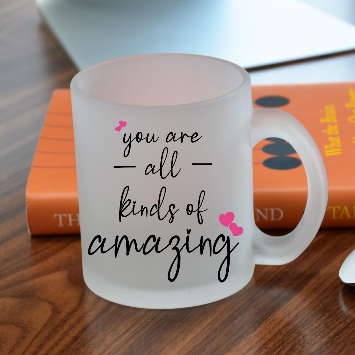 You Are Amazing Frosted Coffee Mug Gift