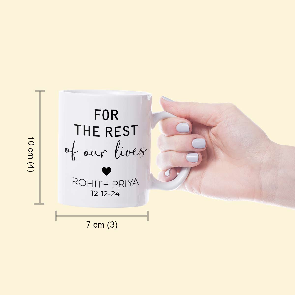 Personalized Set of 2 Let's Have Coffee With Name Coffee Mug Gift For Couple