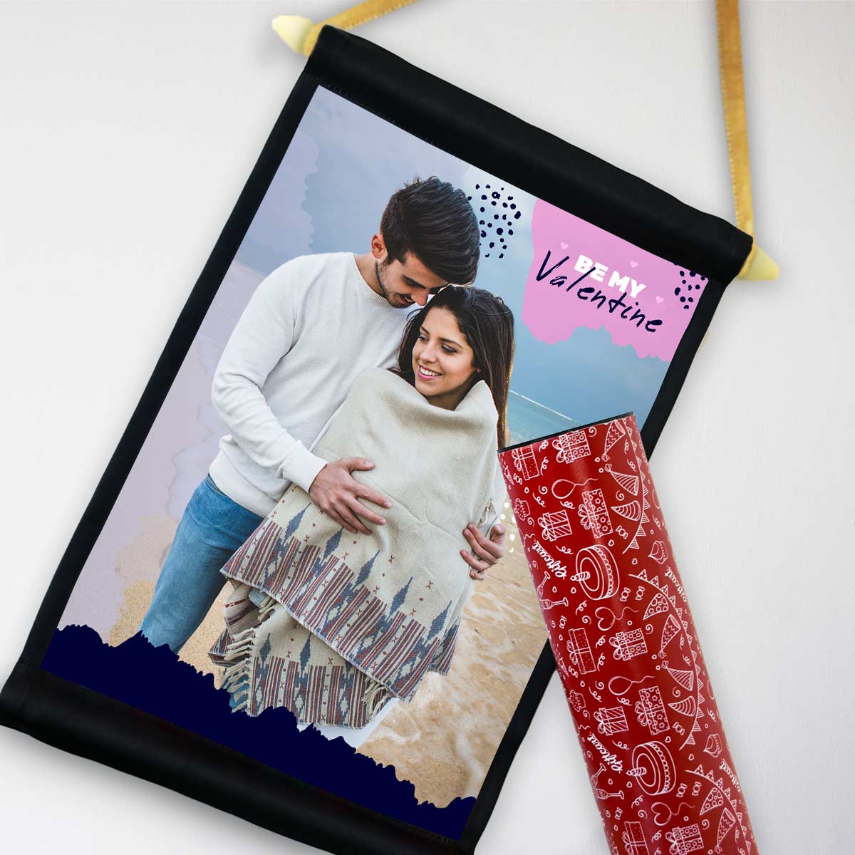 Personalized Be My Valentine Scroll for Valentine's Day