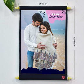 Personalized Be My Valentine Scroll for Valentine's Day