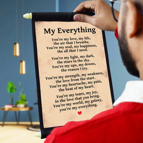 You Are My Everything Scroll for Couple