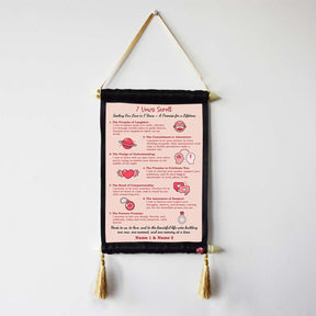 Personalized Seven Vows Of Love Scroll For Valentine's Day