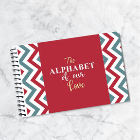 Alphabet Of Our Love Book Gift For Valentine's Day