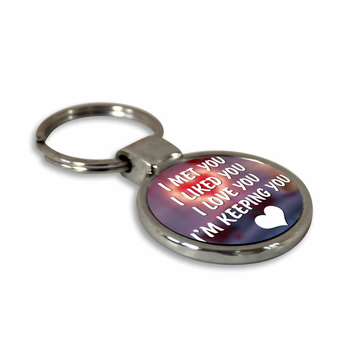 I Love You Metal Keychain Gift For Valentine's Day