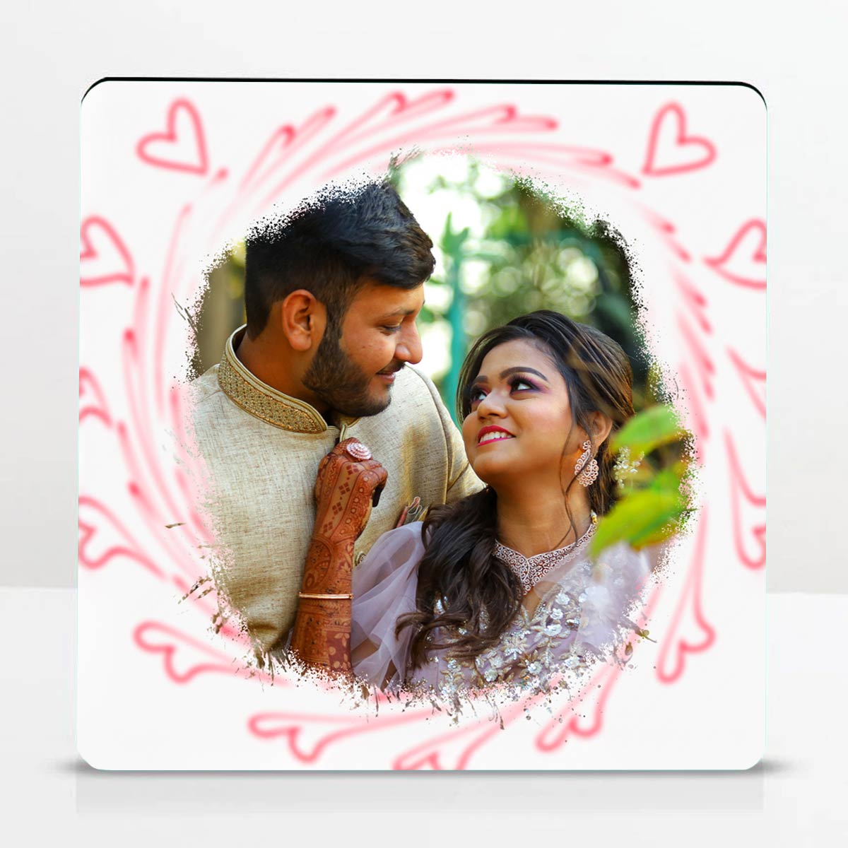 Personalized Mug, Coaster Hamper with Chocolate Gift For Couple, Friend & Family